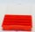Sortierkasten unI 1 rot mit 8 festen Facheinteilungen 180x150x36mm