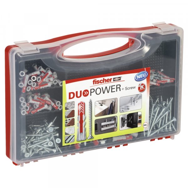 fischer redbox DuoPower + Schrauben