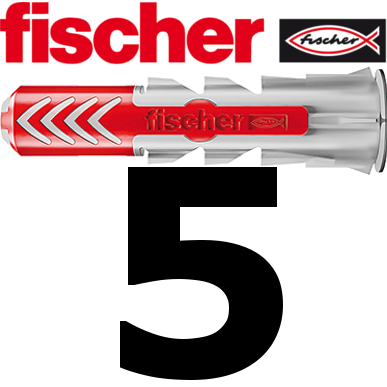 Fischer Duopower 5x25  - 100 St&uuml;ck