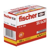 fischer Spreizd&uuml;bel SX 6 x 30
