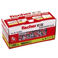 fischer DuoPower 5 x 25, 100 Stk