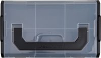L-BOXX Mini schwarz - Deckel transparent - unterteilbar -...