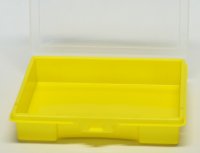 Sortierkasten unI 1 gelb ohne Facheinteilung 180x150x36mm
