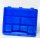 Sortierkasten unI 1 blau mit 7 festen Facheinteilungen 180x150x36mm